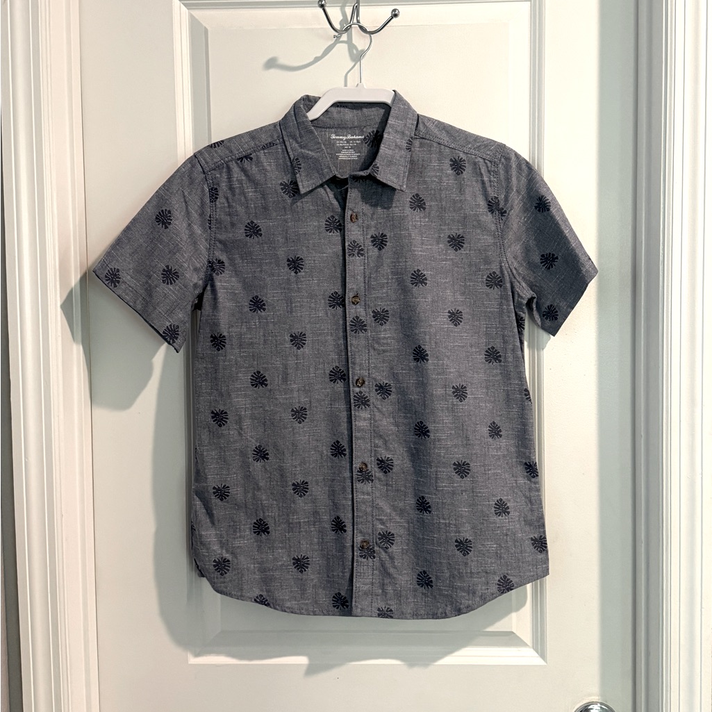 Gray Patterned Shirt